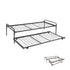 Hi-Riser Complete Bed (Twin 39") with Pop-Up Trundle-Mattress Included