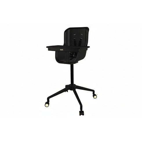 Melo Revel Air High Chair - Black/Brushed Brass
