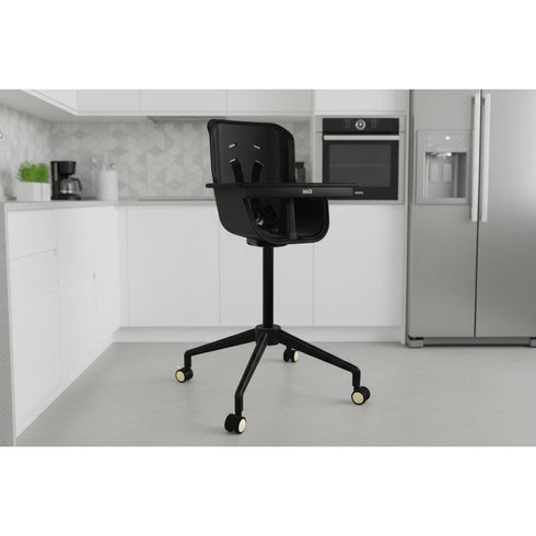 Melo Revel Air High Chair - Black/Brushed Brass