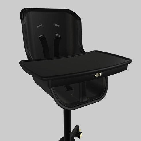 Melo Revel Air High Chair - Black/Brushed Brass