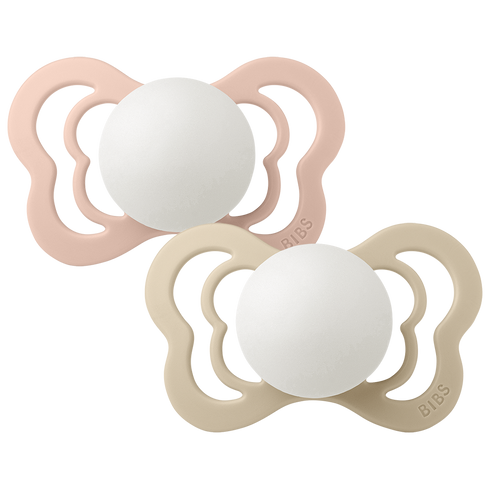 BIBS Couture 2 Pack Latex Size 1 Pacifiers