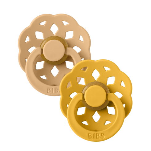 BIBS Boheme 2 Pack Latex Pacifiers