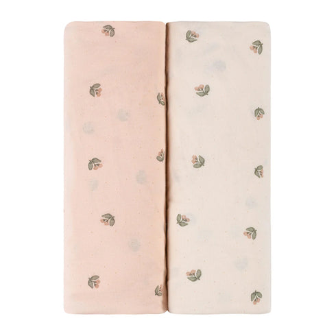 Ely's & Co Jersey Cotton Changing Pad Covers/Cradle Sheet Set