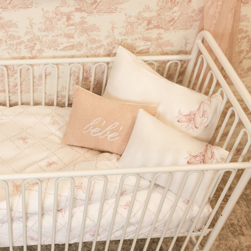 Petite Belle Rose Ballet Crib Set Girls