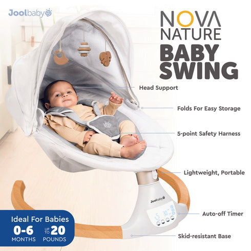 Jool baby Nova Nature Baby Swing for Newborns