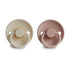 Frigg Rope Natural Rubber Baby Pacifier | 2-Pack
