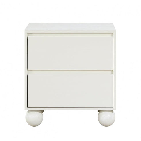Meridian Furniture Kent Ash Wood Nightstand