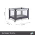 Dream On Me Nest Portable Play Yard With Carry Bag