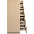 Meridian Furniture Scallop Oak Veneer 5 Drawer Chest