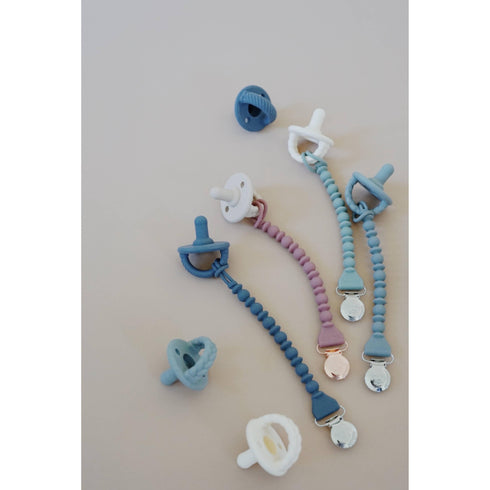 Itzy Ritzy - Sweetie Strap™ Silicone One-Piece Pacifier Clips