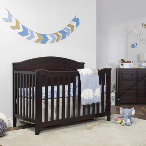 Sorelle Berkley Round Top Panel Crib