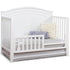 Sorelle Berkley Round Top Panel Crib