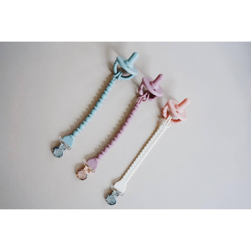 Itzy Ritzy - Sweetie Strap™ Silicone One-Piece Pacifier Clips