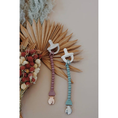 Itzy Ritzy - Sweetie Strap™ Silicone One-Piece Pacifier Clips