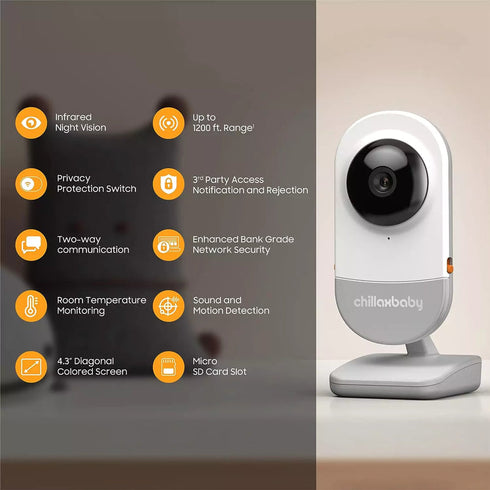 ChillaxBaby Daily Baby Monitor (2 Cameras)