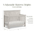 Franklin & Ben Emory Farmhouse 4-in-1 Convertible Crib
