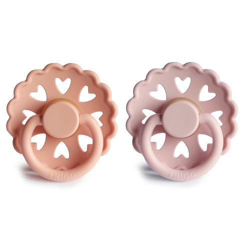 Frigg Andersen Fairytale Natural Rubber Baby Pacifier | 2-Pack