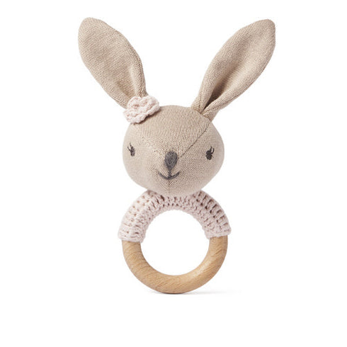 Elegant Baby Wooden Baby Rattle