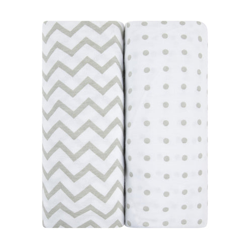 Ely's Co. Jersey Cotton Knit bassinet Sheet Set
