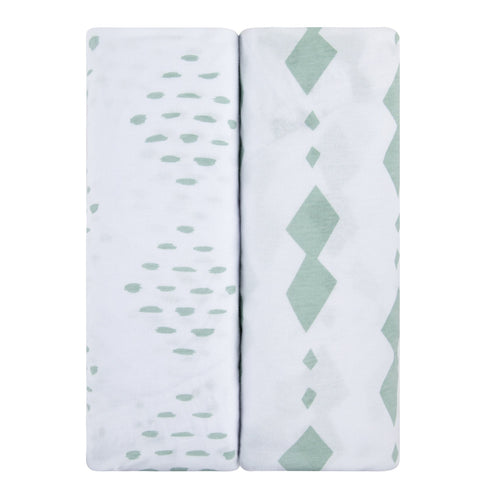 Ely's Co. Jersey Cotton Knit bassinet Sheet Set
