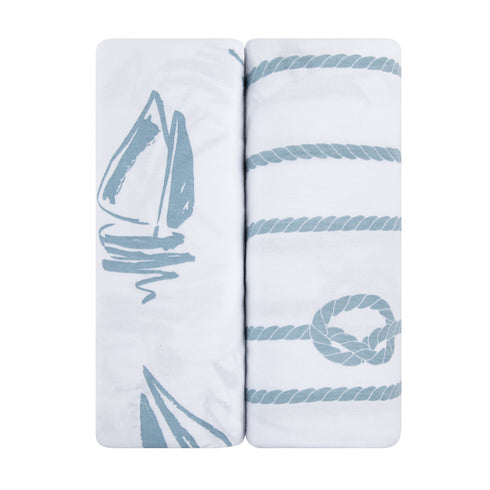 Ely's Co. Jersey Cotton Knit bassinet Sheet Set