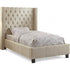 Meridian Furniture Ashton Linen Textured Bed