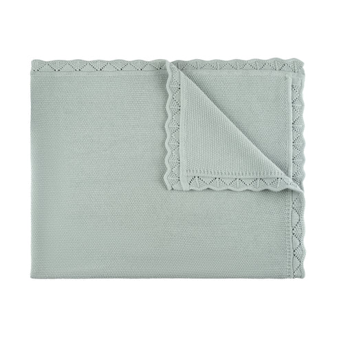 Pippin Lace Knitted Blanket