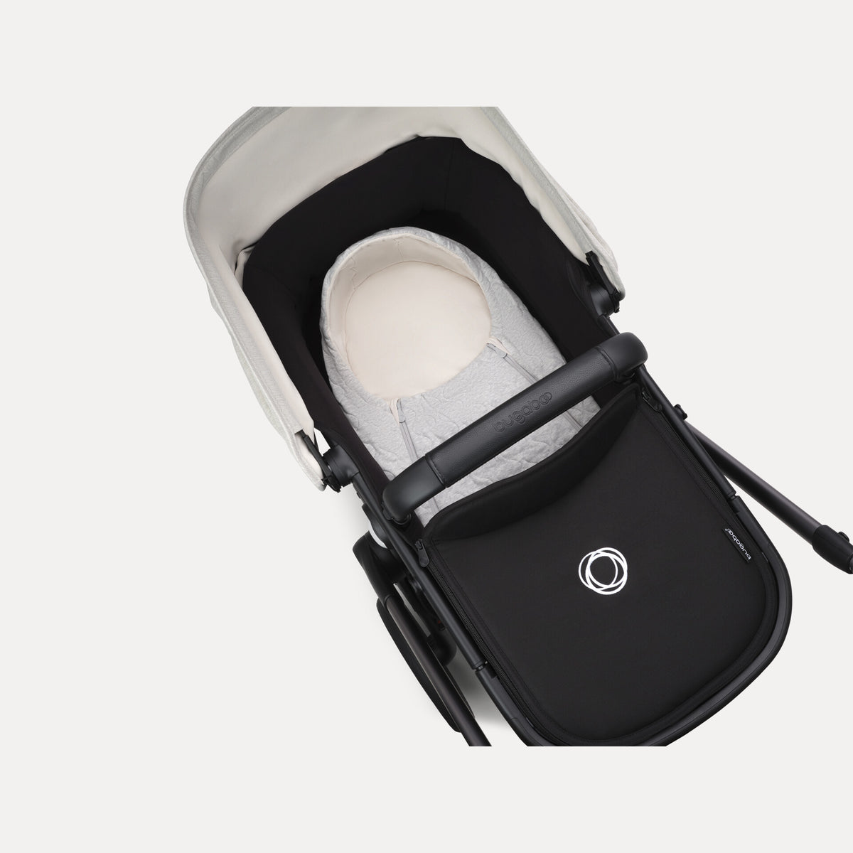 bugaboo fox newborn insert Bugaboo Newborn Inlay Light Grey Melange – Twinkle Baby Boutique