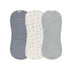 ELY`S & CO. Reversible Muslin Burp Cloths 3 Pack