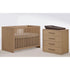 Tulip Contempo Crib with 4 Drawer Dresser