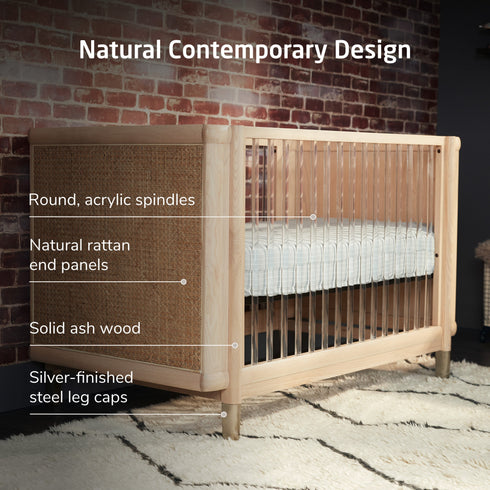 Maxi-Cosi Nursery Brisa 4-in-1 Convertible Crib with Toddler Bed/Daybed Conversion Kit