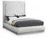 Meridian Furniture Brooke Linen Textured Fabric Bed