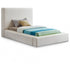Meridian Furniture Devin Linen Textured Fabric Bed