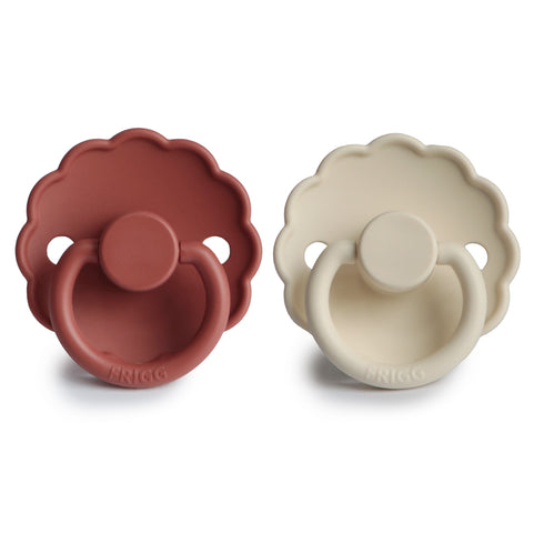 FRIGG Daisy Night Silicone Baby Pacifier | 2-Pack