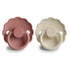 FRIGG Daisy Night Silicone Baby Pacifier | 2-Pack
