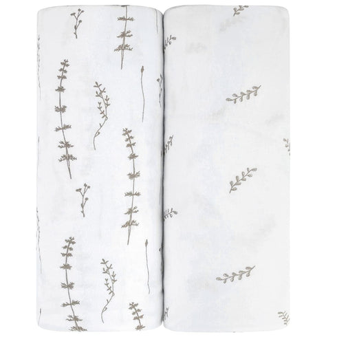 Ely's & Co Jersey Cotton Changing Pad Covers/Cradle Sheet Set