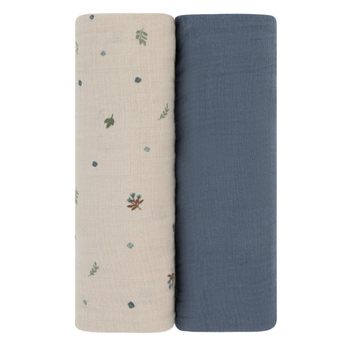 Ely`s & Co Muslin Swaddle 2 Pack
