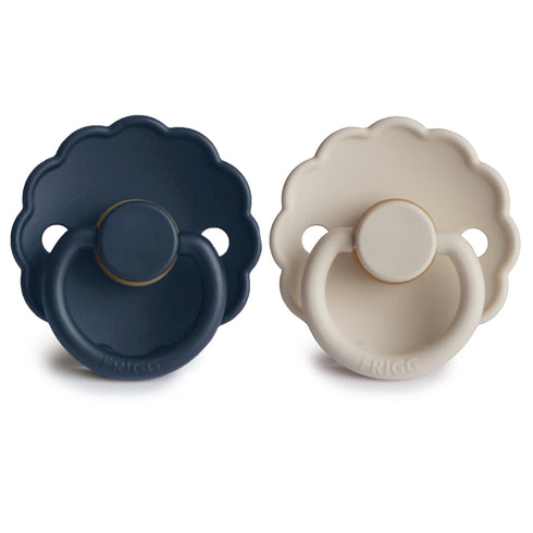 FRIGG Daisy Natural Rubber Baby Pacifier | 2-Pack