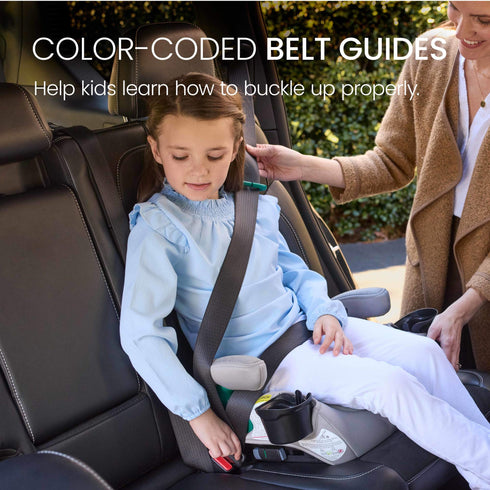 Britax UpNGo Click Backless Booster Car Seat with LATCH