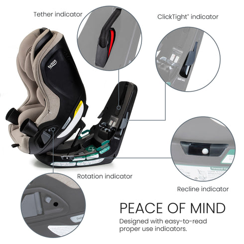 Britax Galaxy 360 Slim Rotating Car Seat