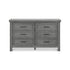 Franklin & Ben Emory Farmhouse 6-Drawer Dresser