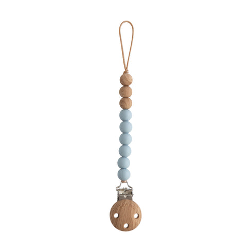 Mushie Silicone Pacifier Clip | Eva