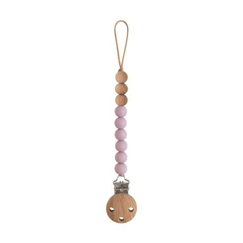 Mushie Silicone Pacifier Clip | Eva