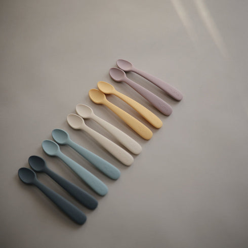 Mushie Silicone Feeding Spoons