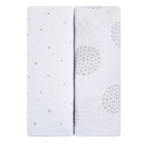 Ely's Co. Jersey Cotton Knit bassinet Sheet Set