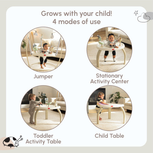 Tiny Love Black & White Décor 4-in-1 Jump & Play Activity Center