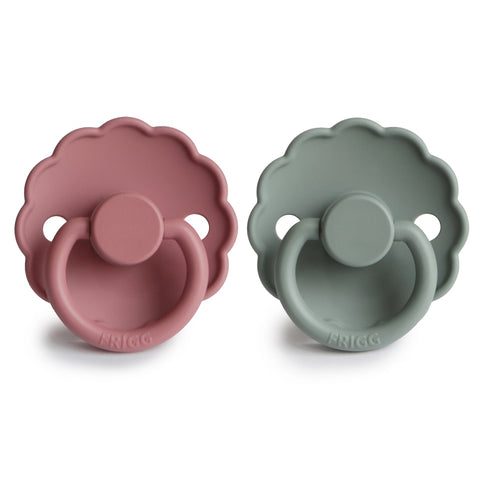 FRIGG Daisy Night Silicone Baby Pacifier | 2-Pack