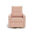Monte Design Matera Glider Recliner Performance Velvet, Brushed Cotton Linen