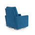 Monte Design Matera Glider Recliner Performance Velvet, Brushed Cotton Linen