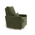Monte Design Matera Glider Recliner Performance Velvet, Brushed Cotton Linen